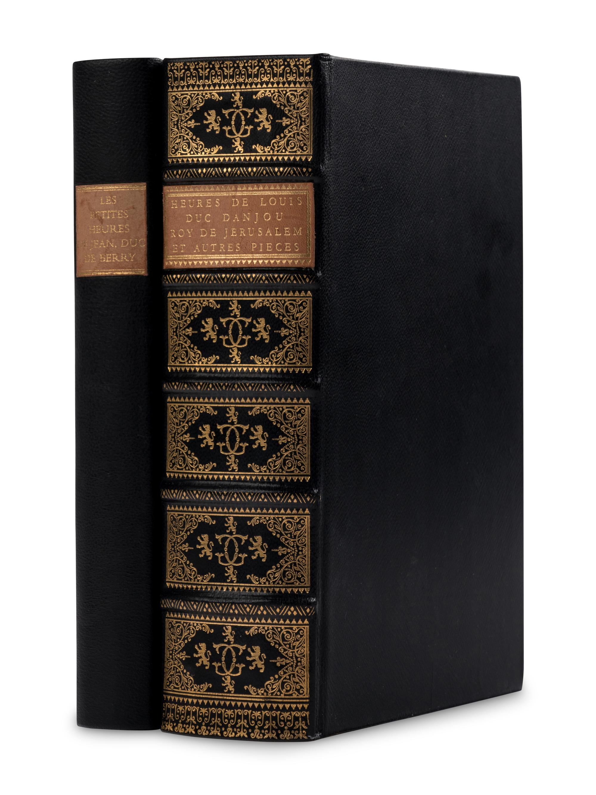 [BOOKS OF HOURS, facsimile]. Les Petites Hueres de Jean, duc de Berry . Lucerne: Faksimile-Verlag Lucerne, 1988.