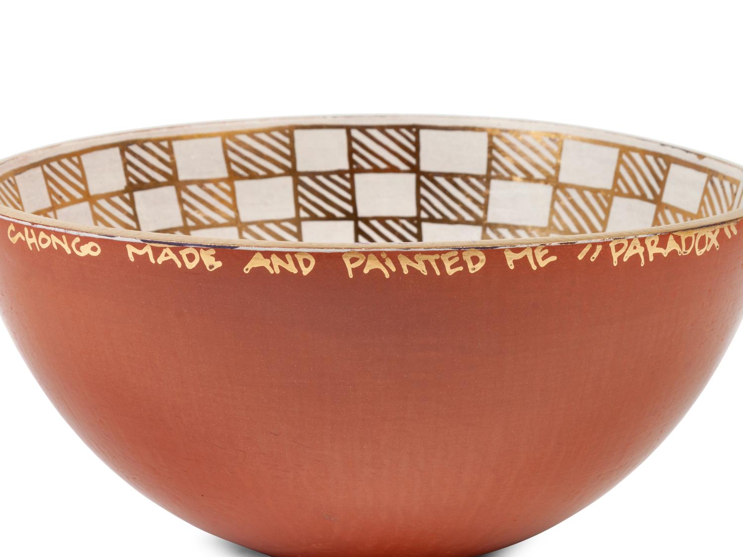 Polychrome Pottery Bowl, "Paradox"