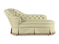A Button-Tufted Chaise Longue