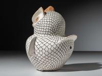 Monumental Pottery Owl