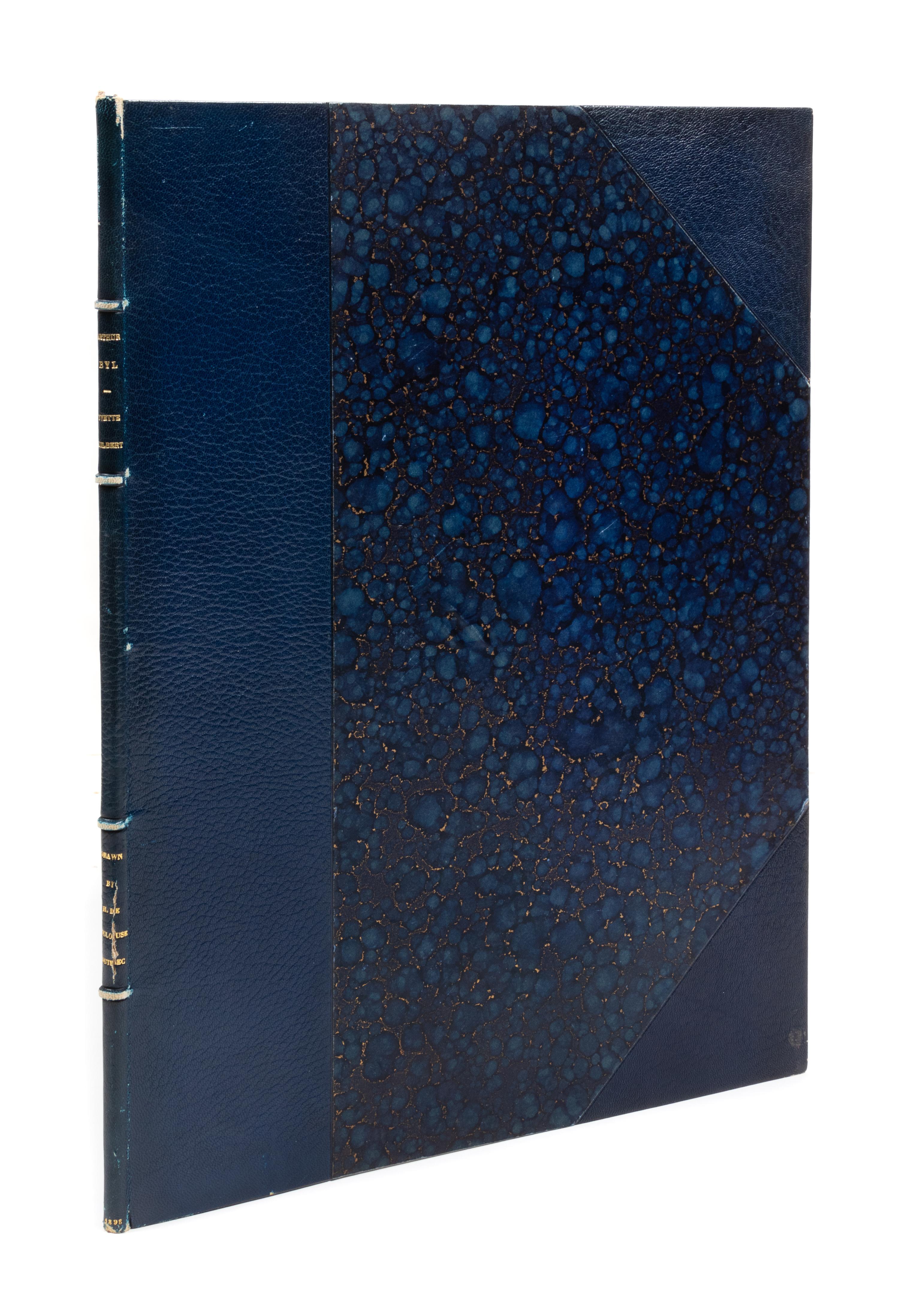 Yvette Guilbert (portfolio of eight lithographs with cover; cover and frontispiece bound together with front matter in binding by René Aussourd)