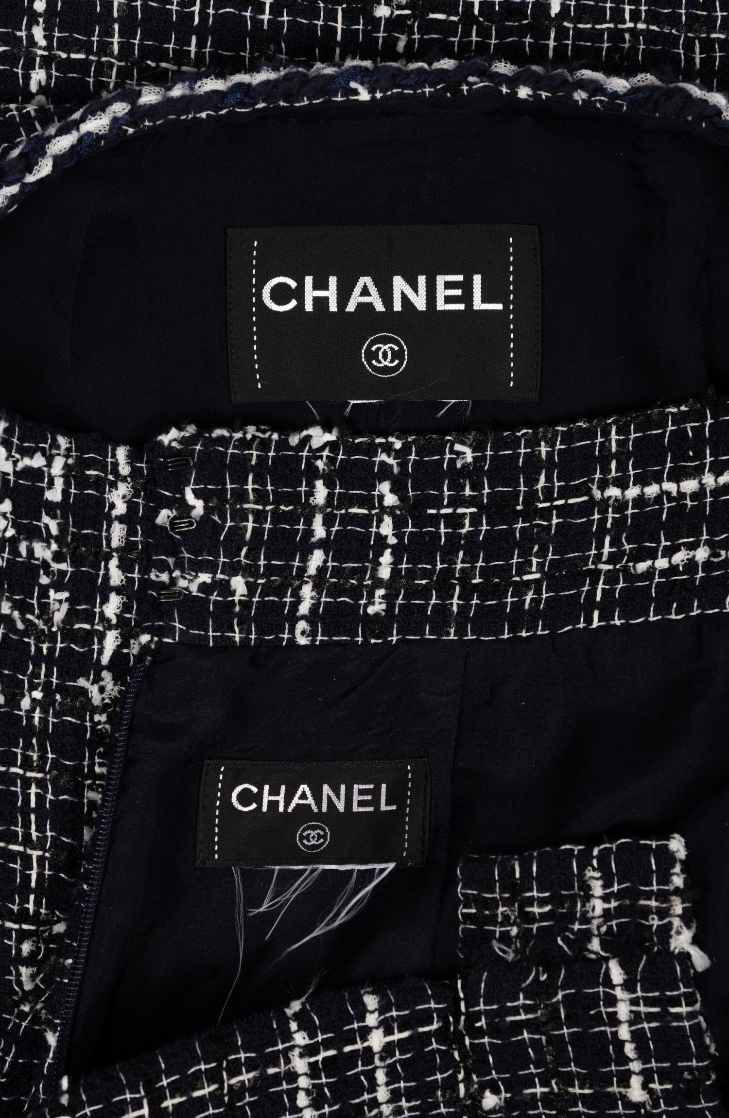 Chanel Blue and White Suit, 2010s