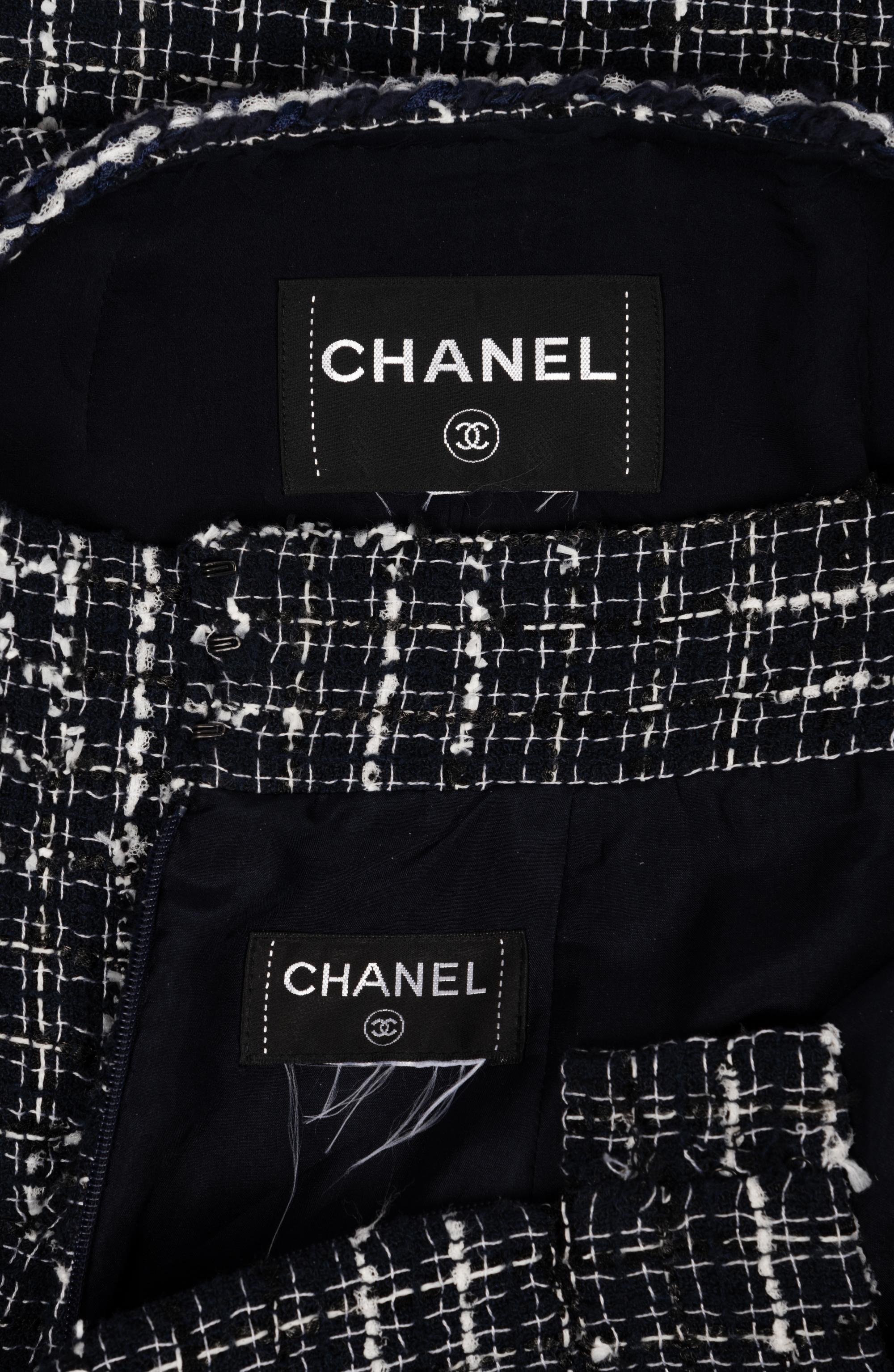 Chanel Blue and White Suit, 2010s