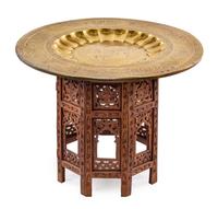 A Southeast Asian Carved Wood Table