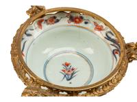 A Pair of French Gilt Bronze Mounted Chinese Porcelain Coupes