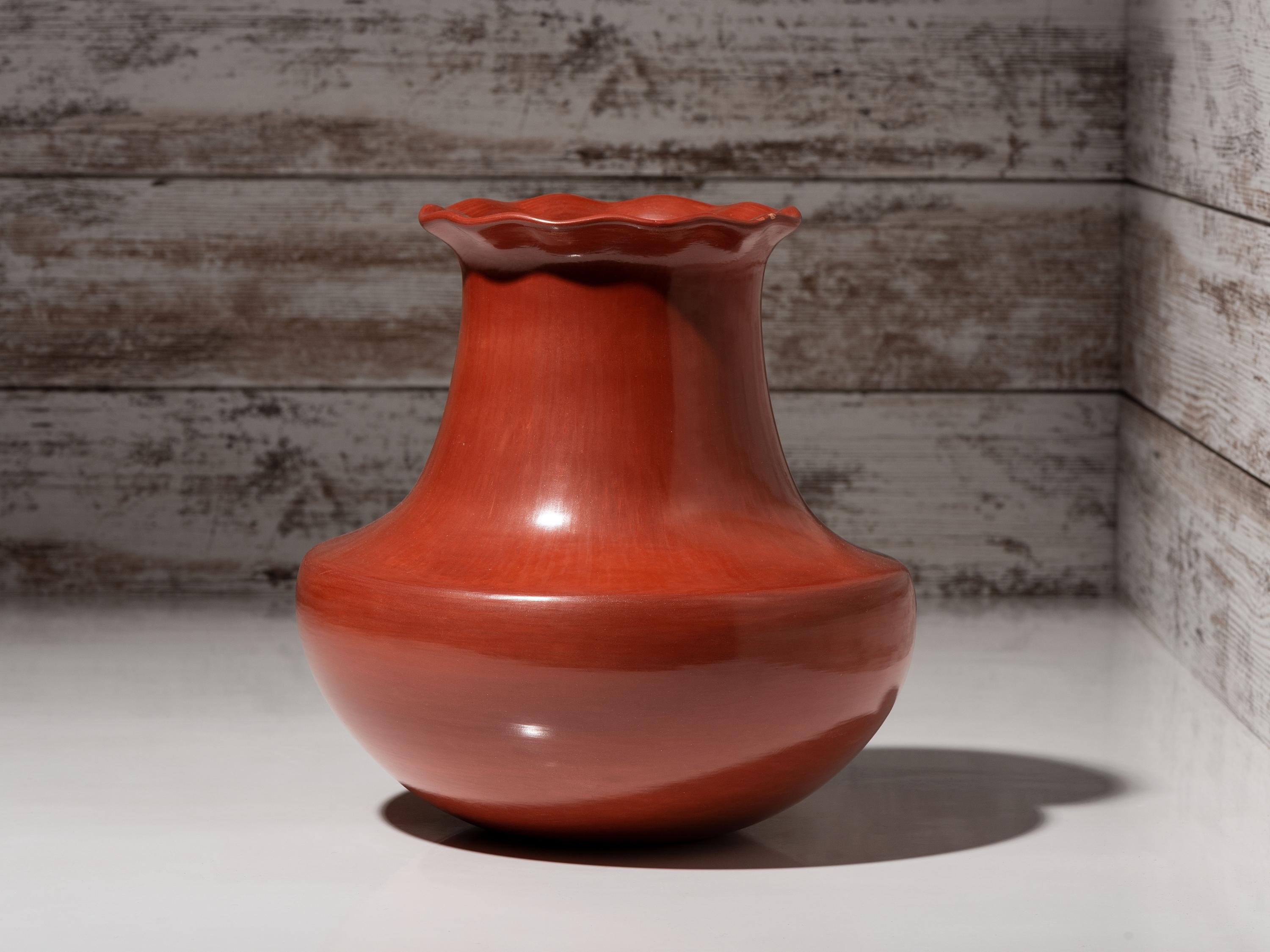 Redware Pottery Vase