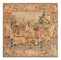 A Continental Wool Tapestry