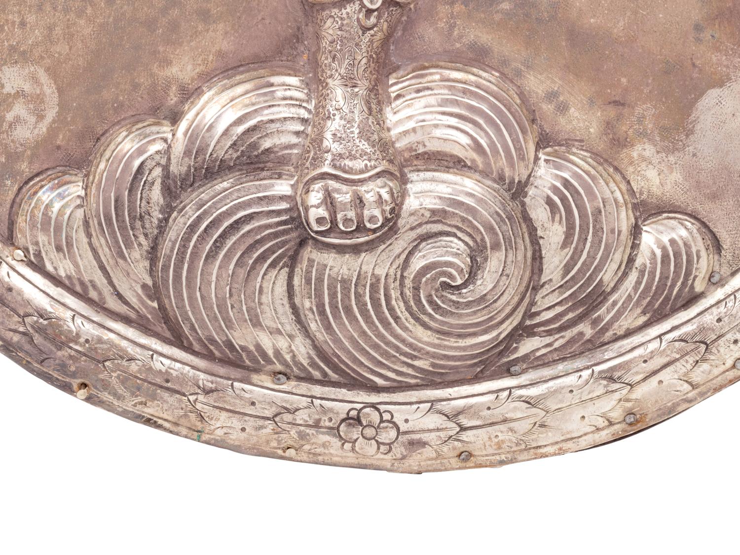 A Colonial Silver Wall Applique