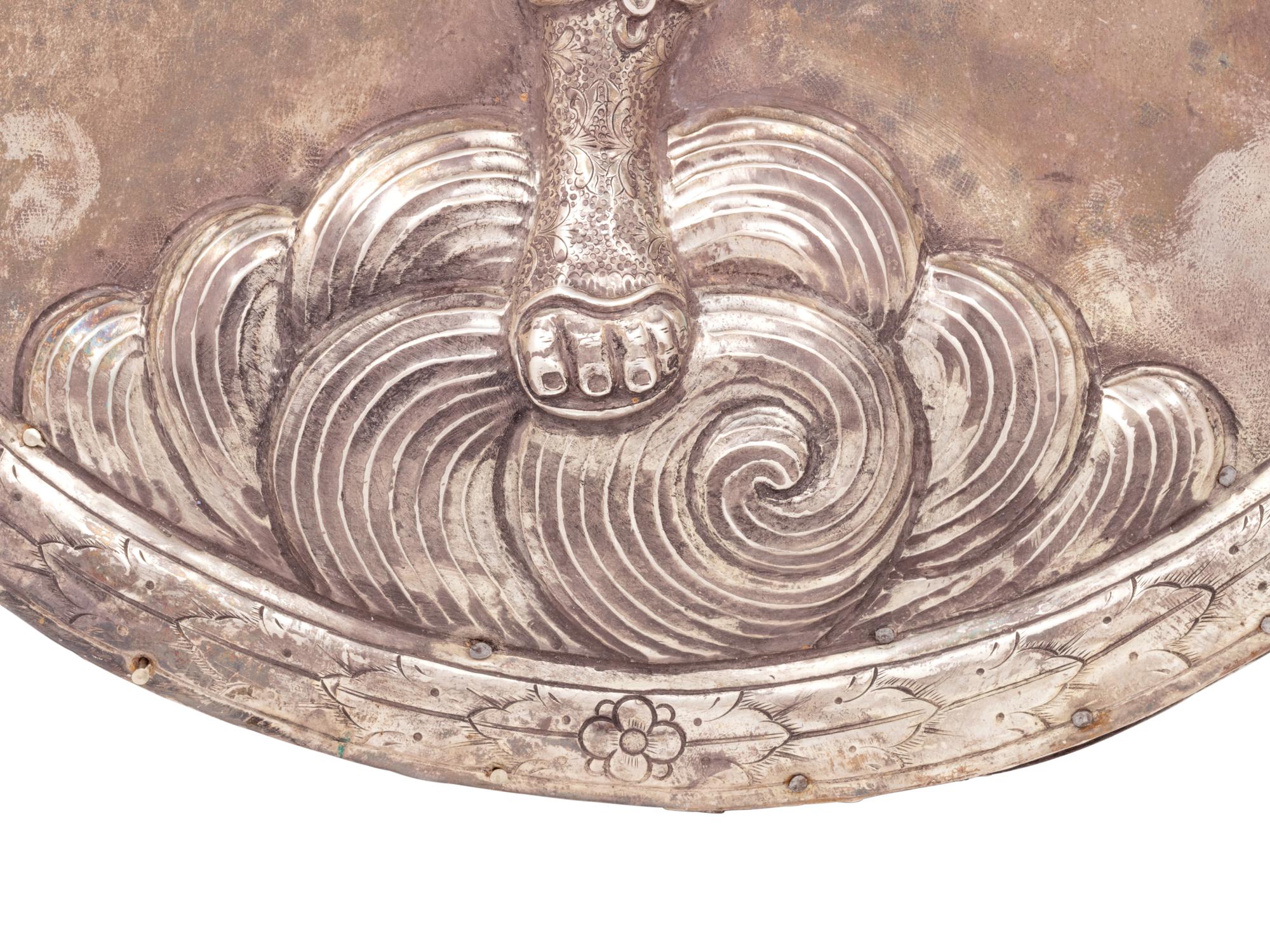 A Colonial Silver Wall Applique