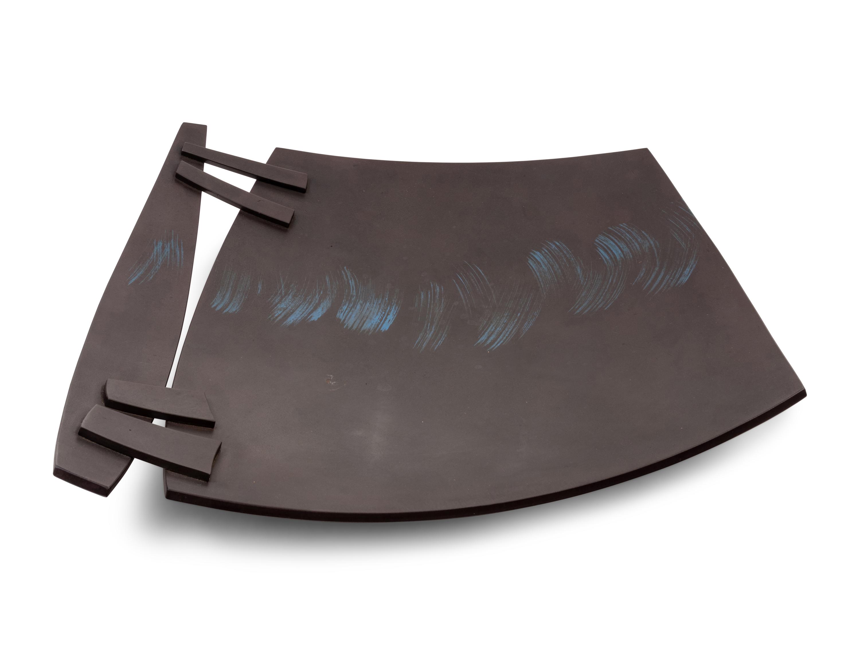 Fragmented Steel Vessel (Blue Highlights)