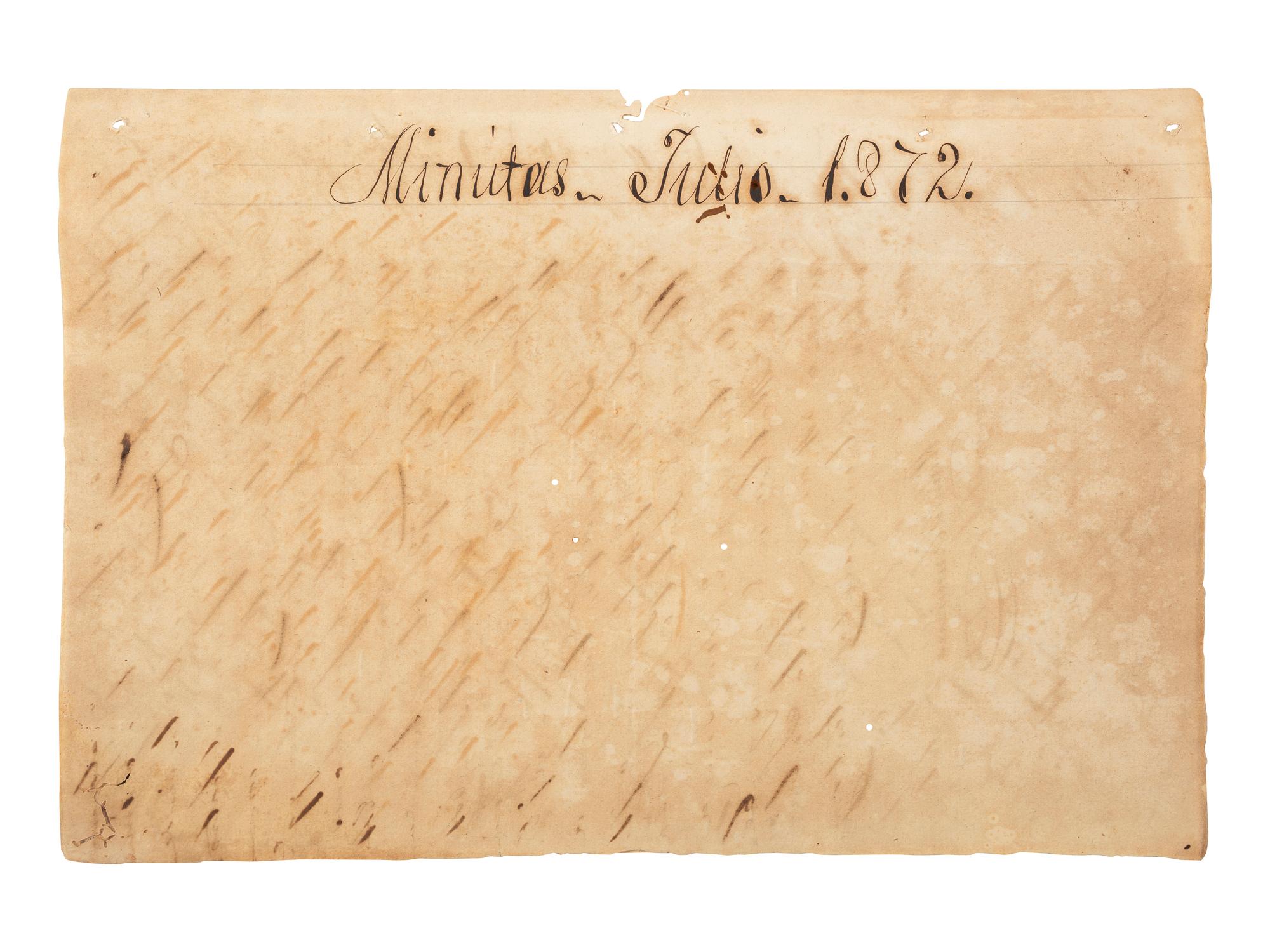 [ENSLAVEMENT & ABOLITION]. A group of 12 documents regarding the sale of enslaved persons in Cuba. 1844-1873.
