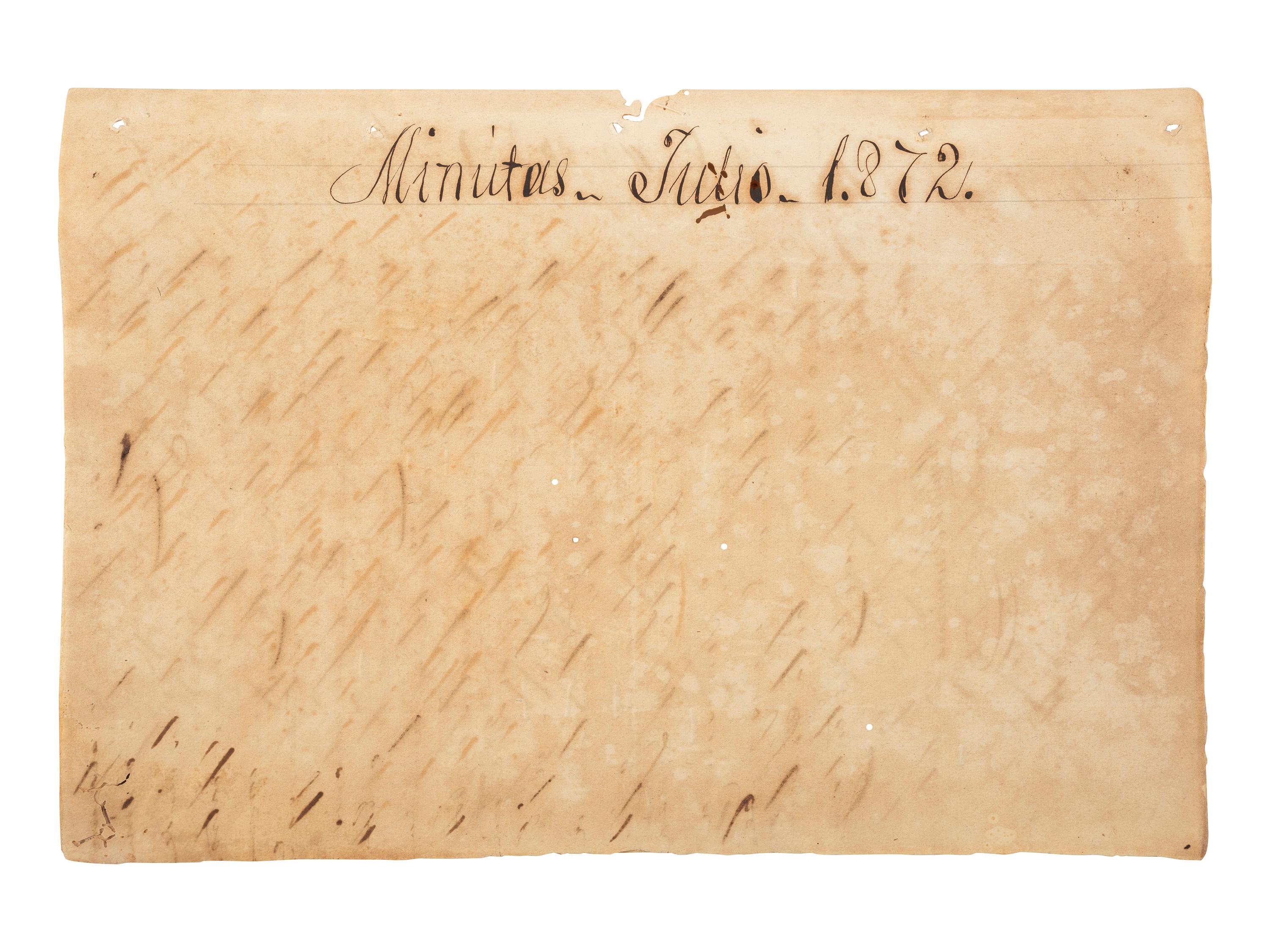 [ENSLAVEMENT & ABOLITION]. A group of 12 documents regarding the sale of enslaved persons in Cuba. 1844-1873.