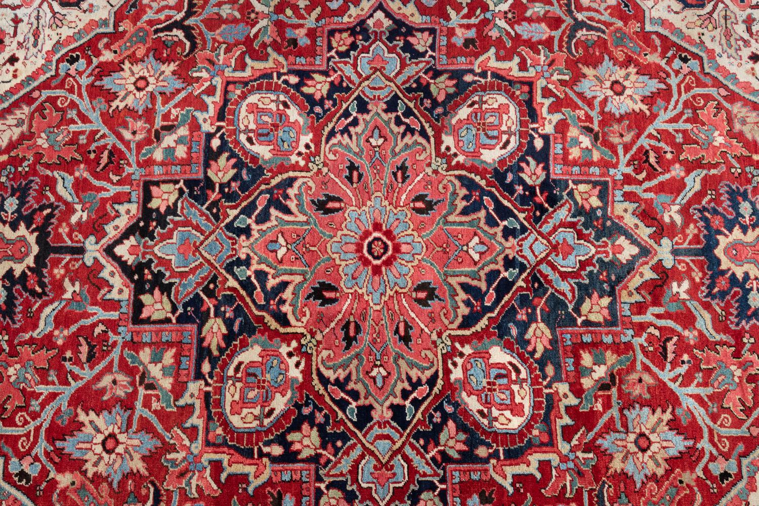A Heriz Wool Rug
