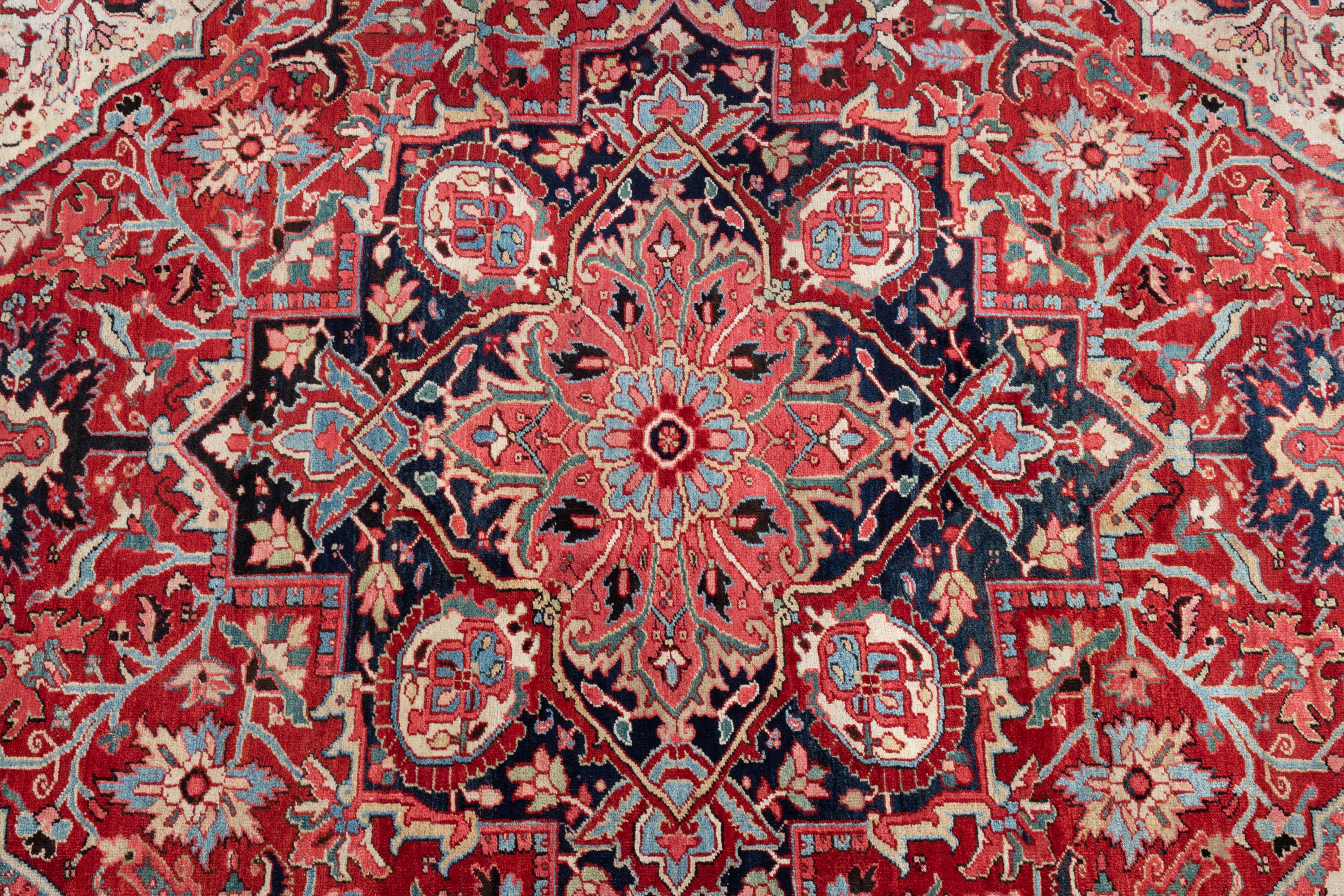 A Heriz Wool Rug