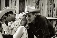 Ernst Haas (1921-1986) Marilyn Monroe, Clark Gable and Montgomery Clift (on the set of "The Misfits,") Nevada, 1960