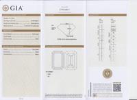 A 5.57 Carat Octagonal Step Cut Diamond,