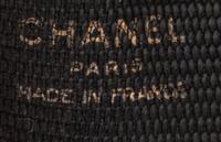 Chanel, Black Elastic & Gold-Tone Buckle Collar