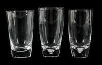 Twelve Steuben Tall Glasses Height 5 3/4 inches. — 20TH CENTURY