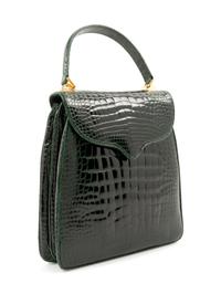 Lana Marks Green Alligator Princess Diana Bag, 1990s - 2000s
