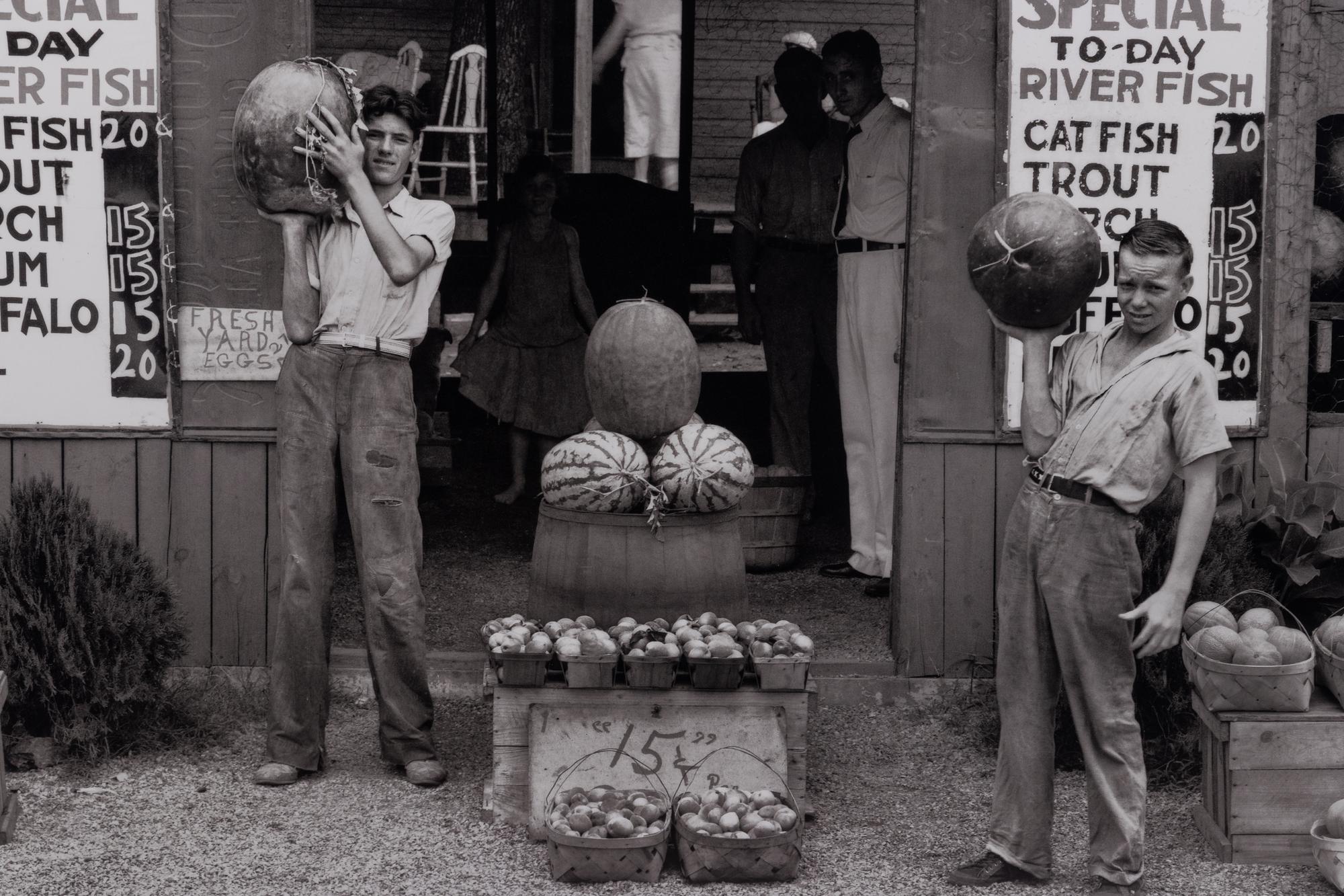 Walker Evans (1903-1975) Roadside Stand, Near Birmingham, Alabama, 1936