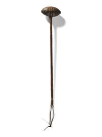 Plains Stone Club, with Painted Handle