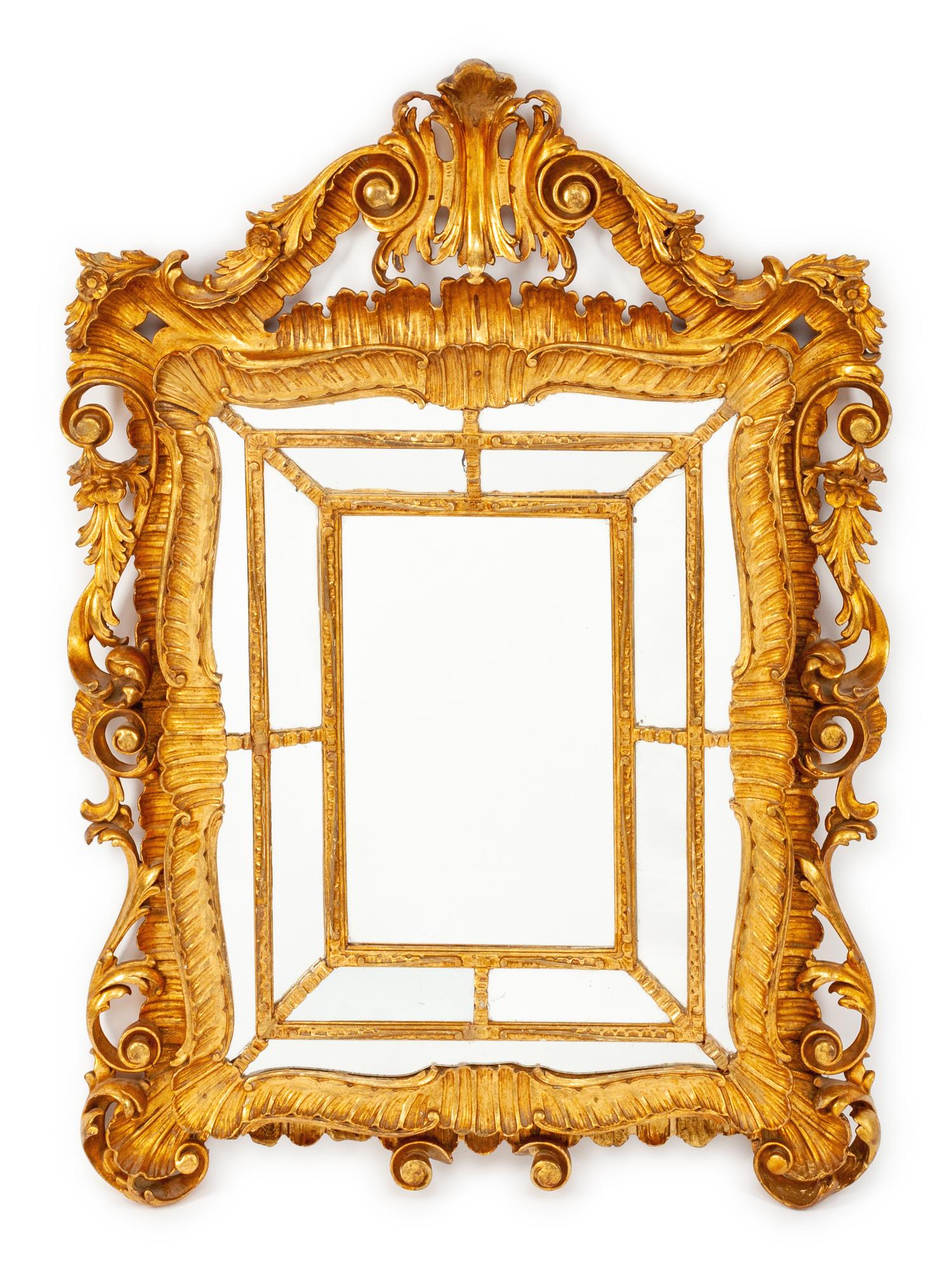A Louis XVI Style Giltwood Mirror