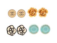 Four Pairs of Chanel Ear Clips, 1990-2000s