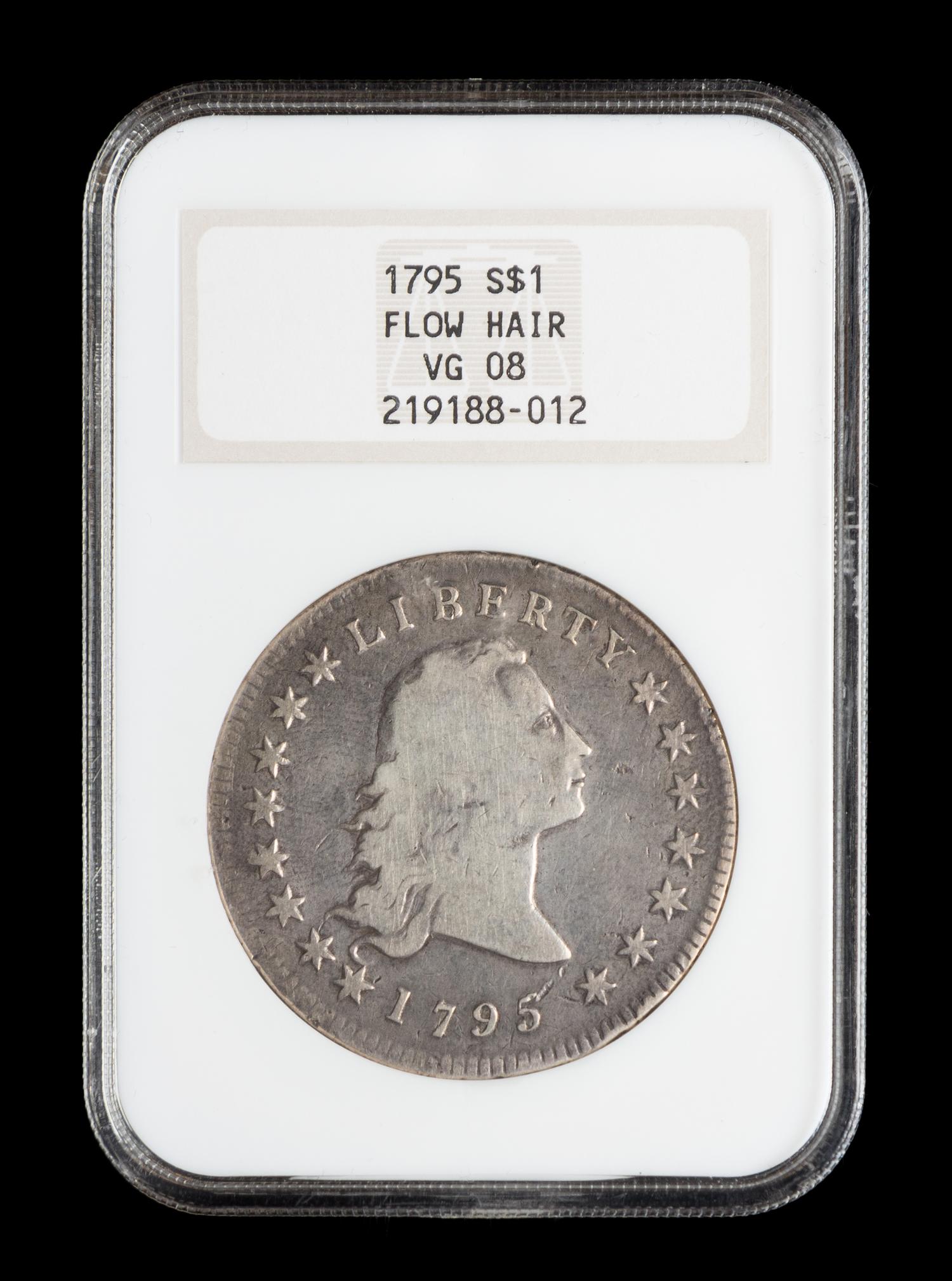 A United States 1795 Flowing Hair $1 Coin