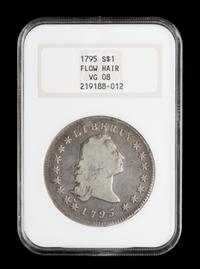 A United States 1795 Flowing Hair $1 Coin