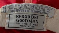 A Givenchy Red Silk Halter Gown No size.