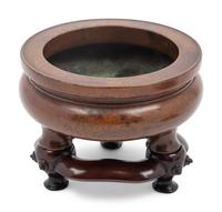 A Bronze Tripod Incense Burner