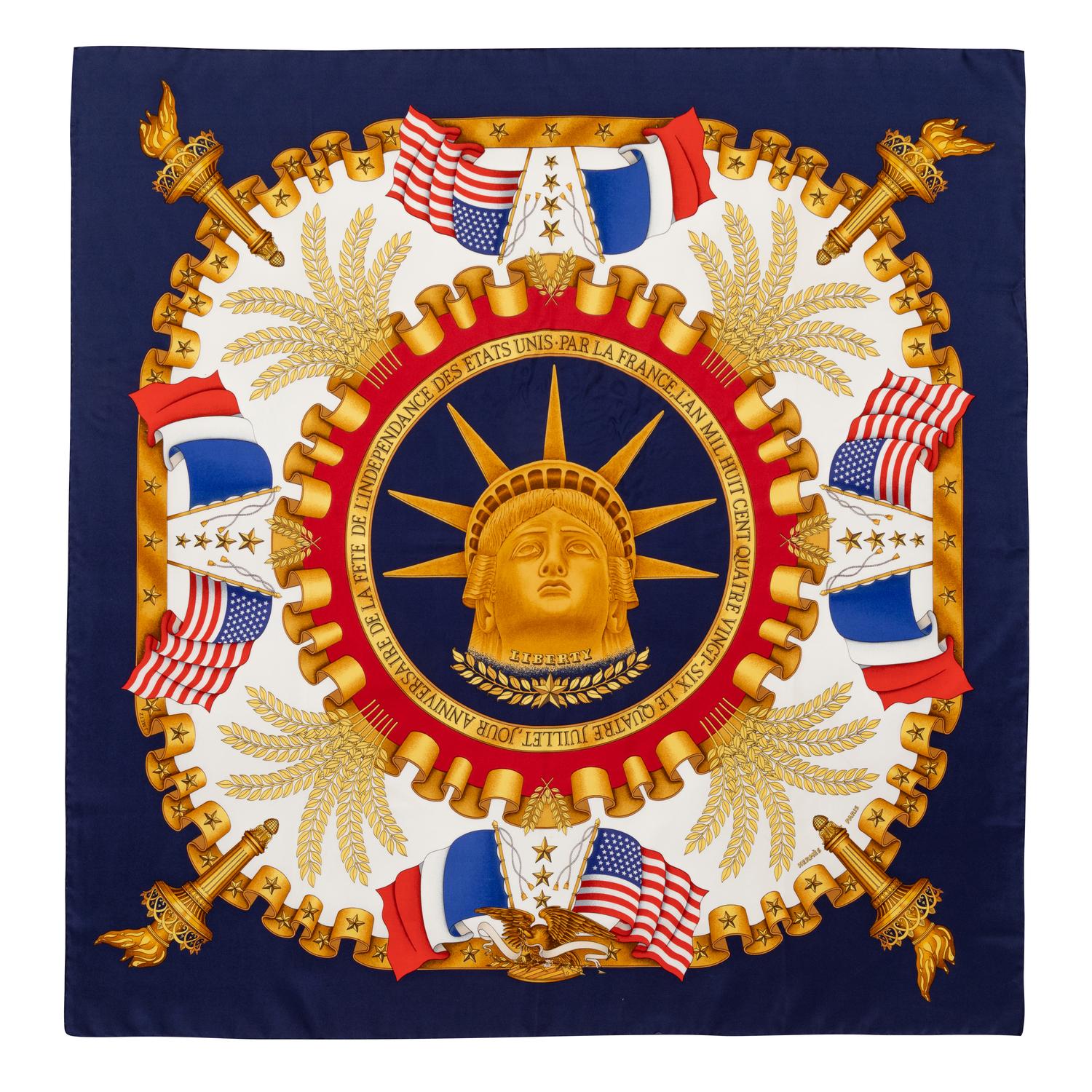 Salvatore Ferragamo Silk Scarf, 1990-2000