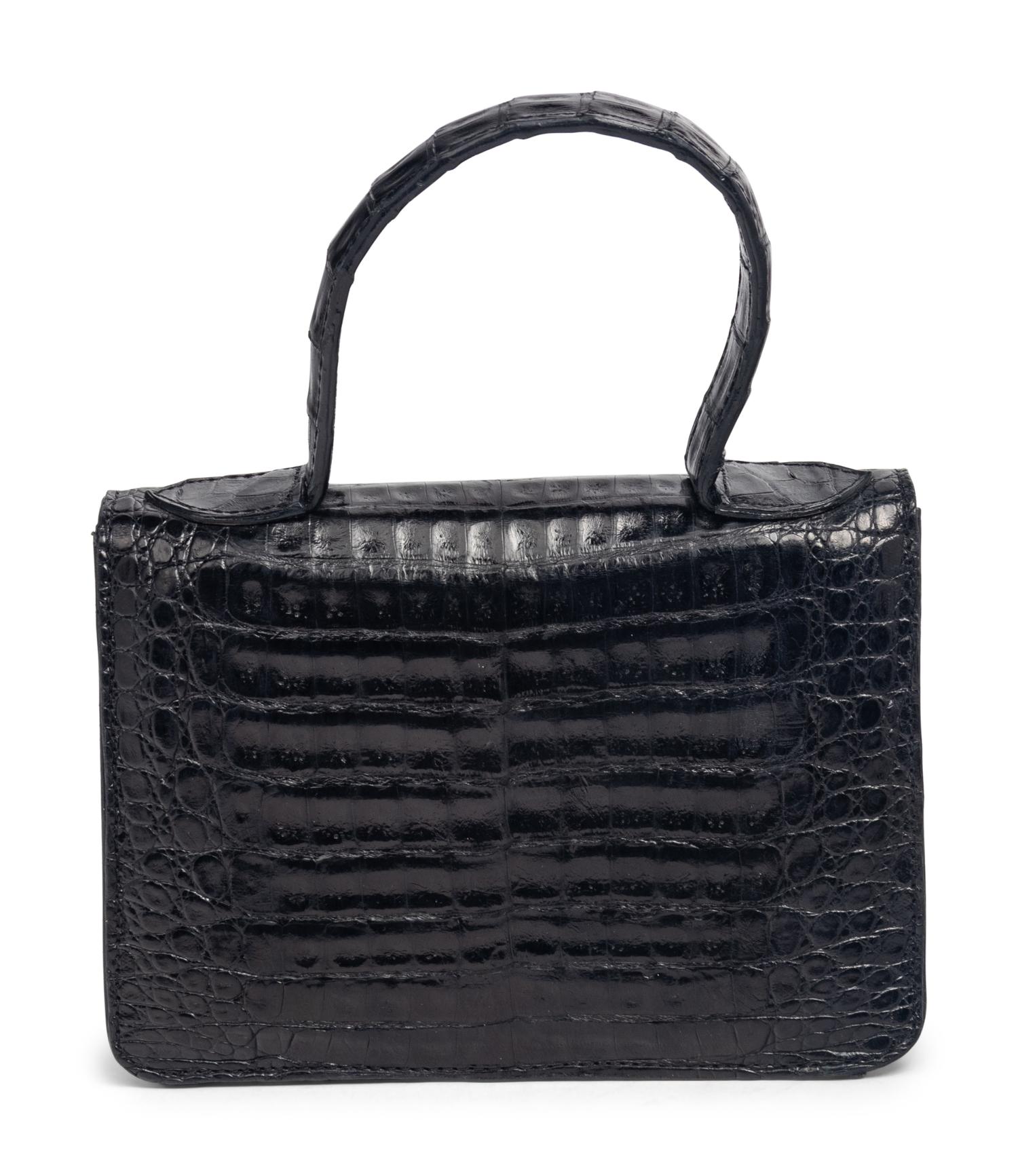 Two Emmelle Suits Accompanied by a Collection of Costume Jewelry and Caiman Handbag