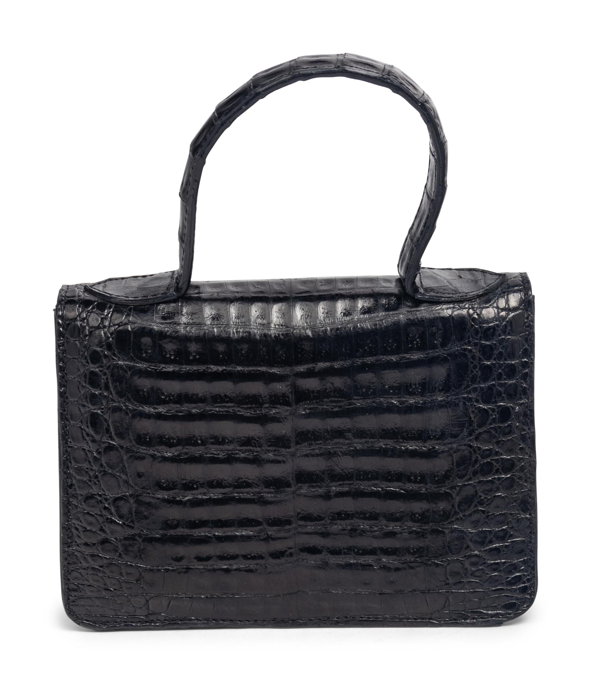 Two Emmelle Suits Accompanied by a Collection of Costume Jewelry and Caiman Handbag