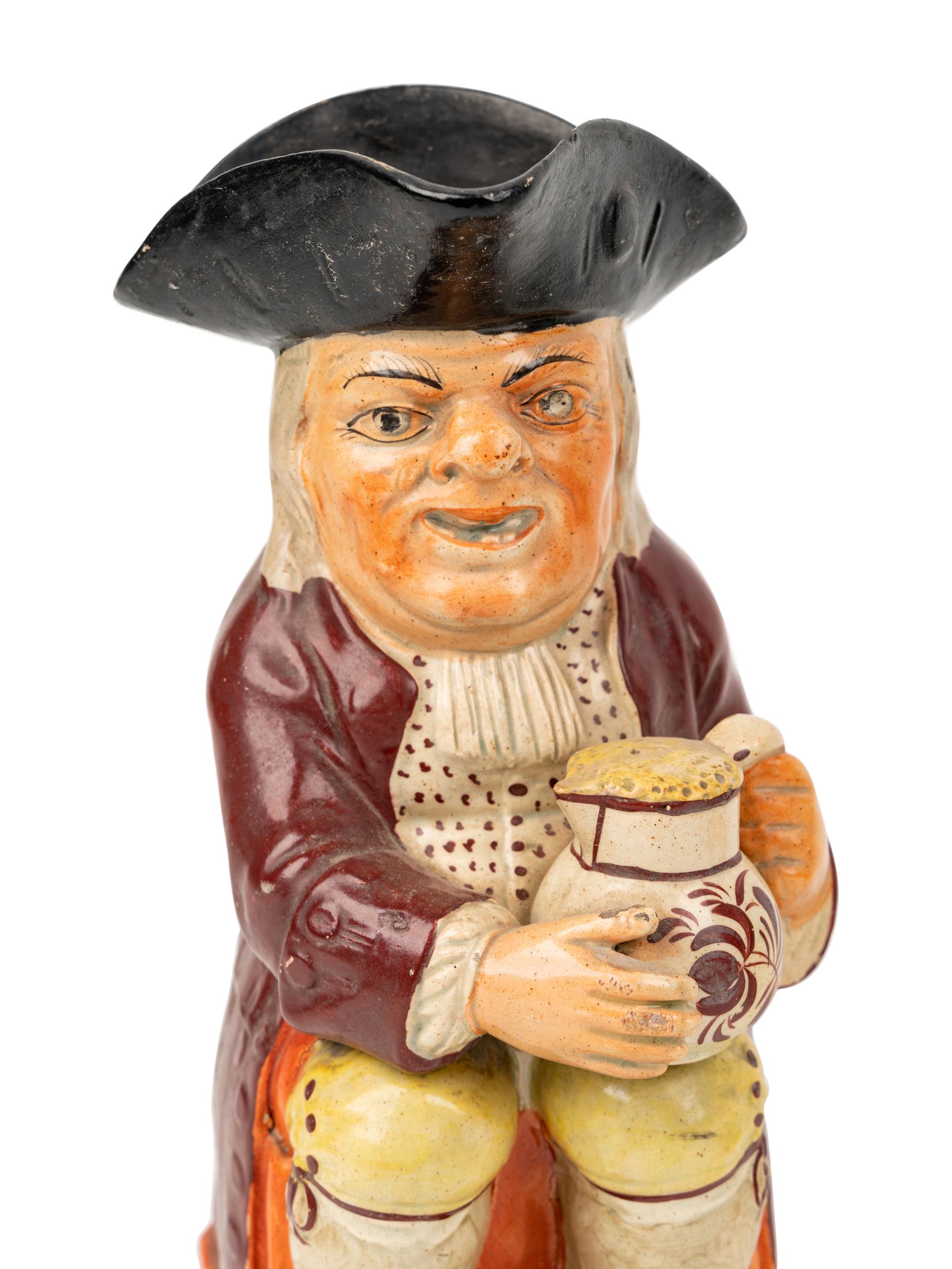 A "Nightwatchman" Toby Jug and Another Toby Jug