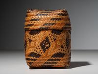 Chitimacha Double-Walled Lidded Basket