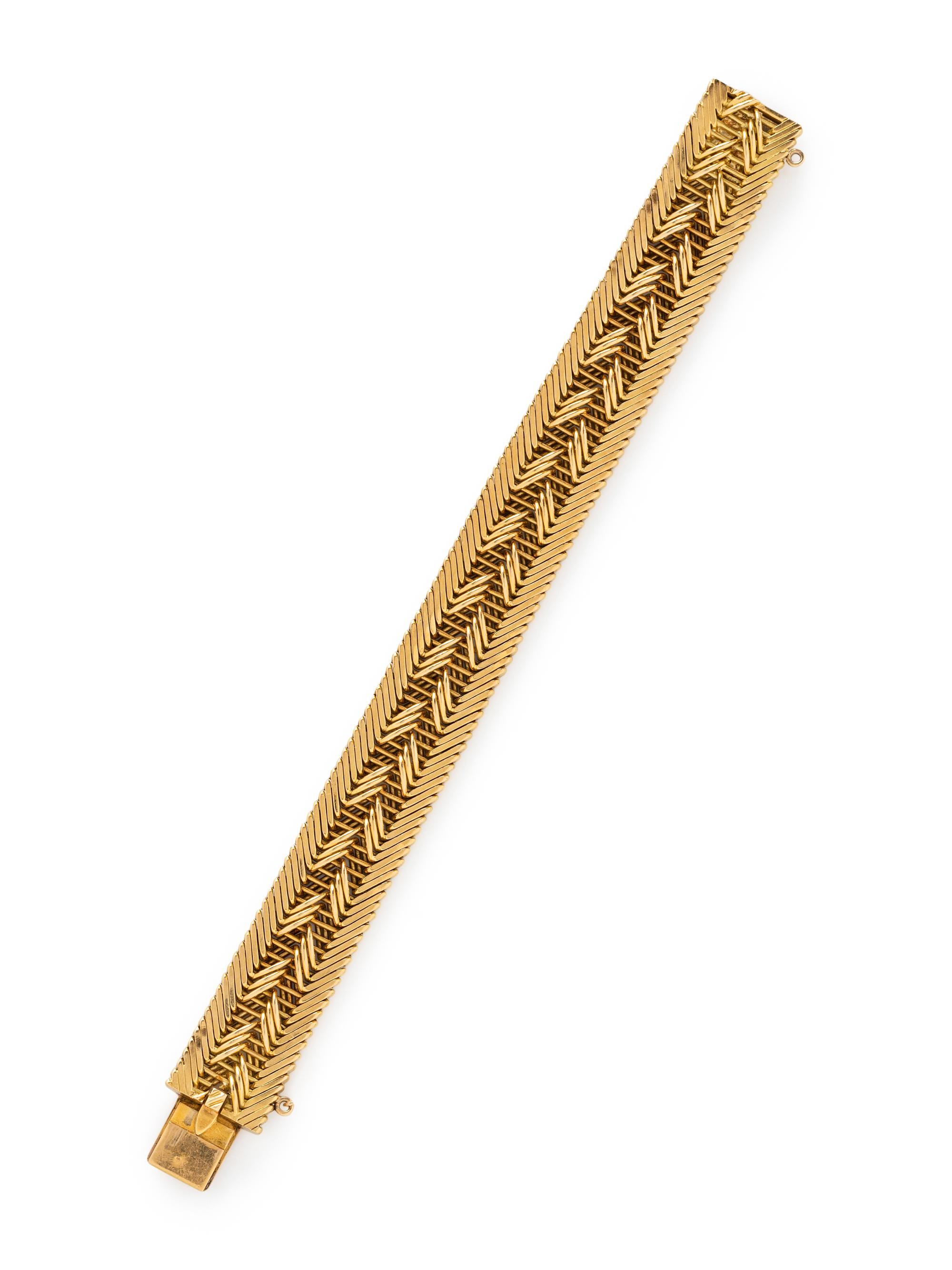 BIRKS, YELLOW GOLD BRACELET