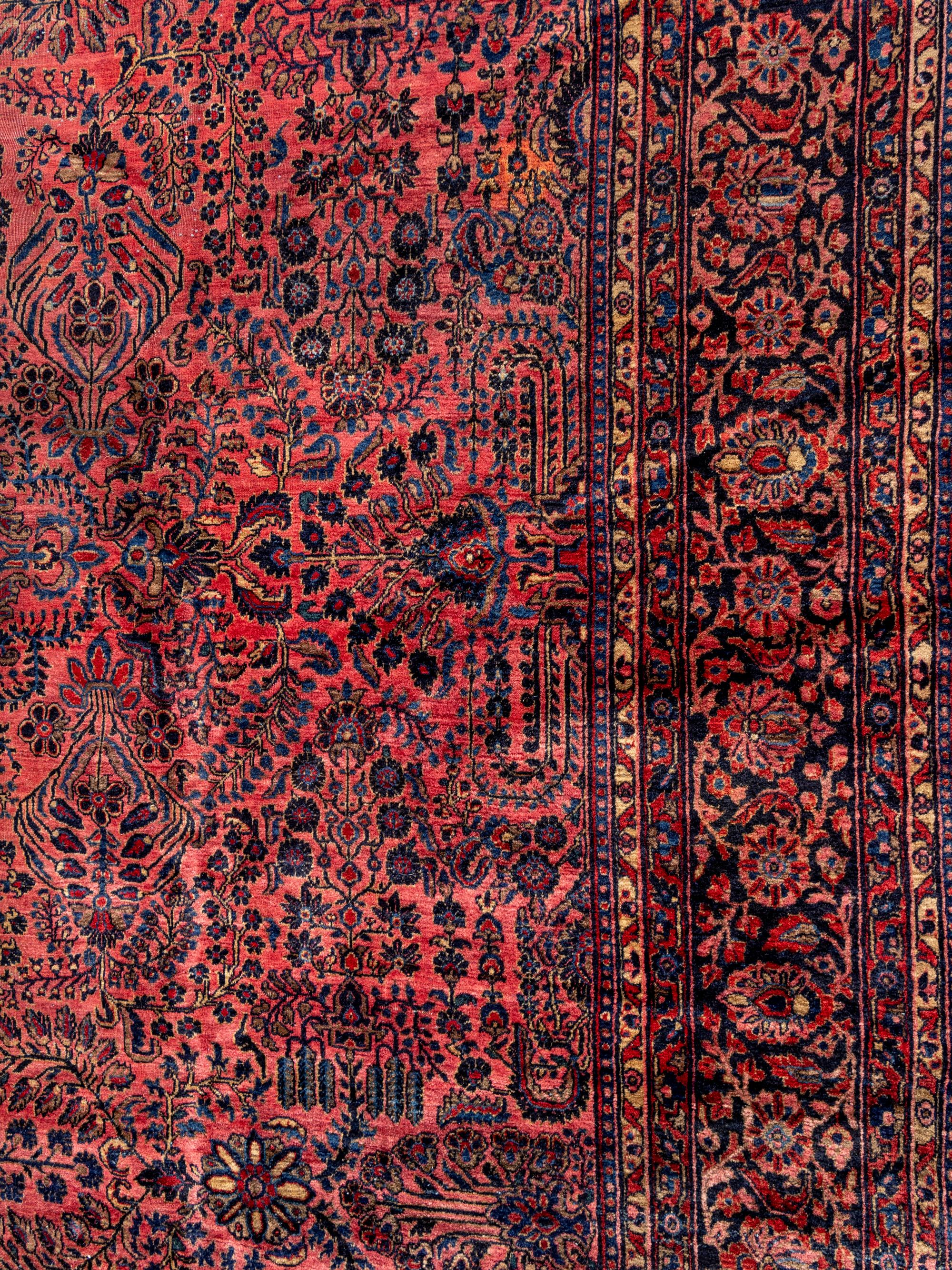 A Sarouk Wool Rug