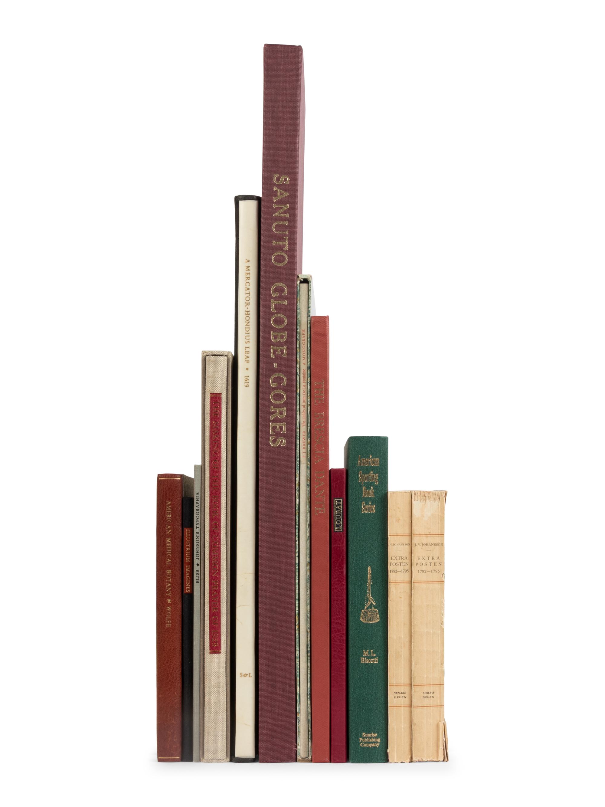 [LEAF BOOKS]. A group of 16 leaf books, including: