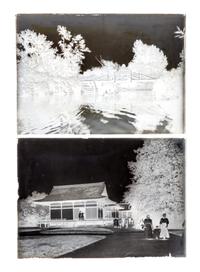 (CHICAGO), PHOTOGRAPHY. A collection of glass plate negatives depicting the Columbian Exposition grounds. Chicago, c. 1900-1905.