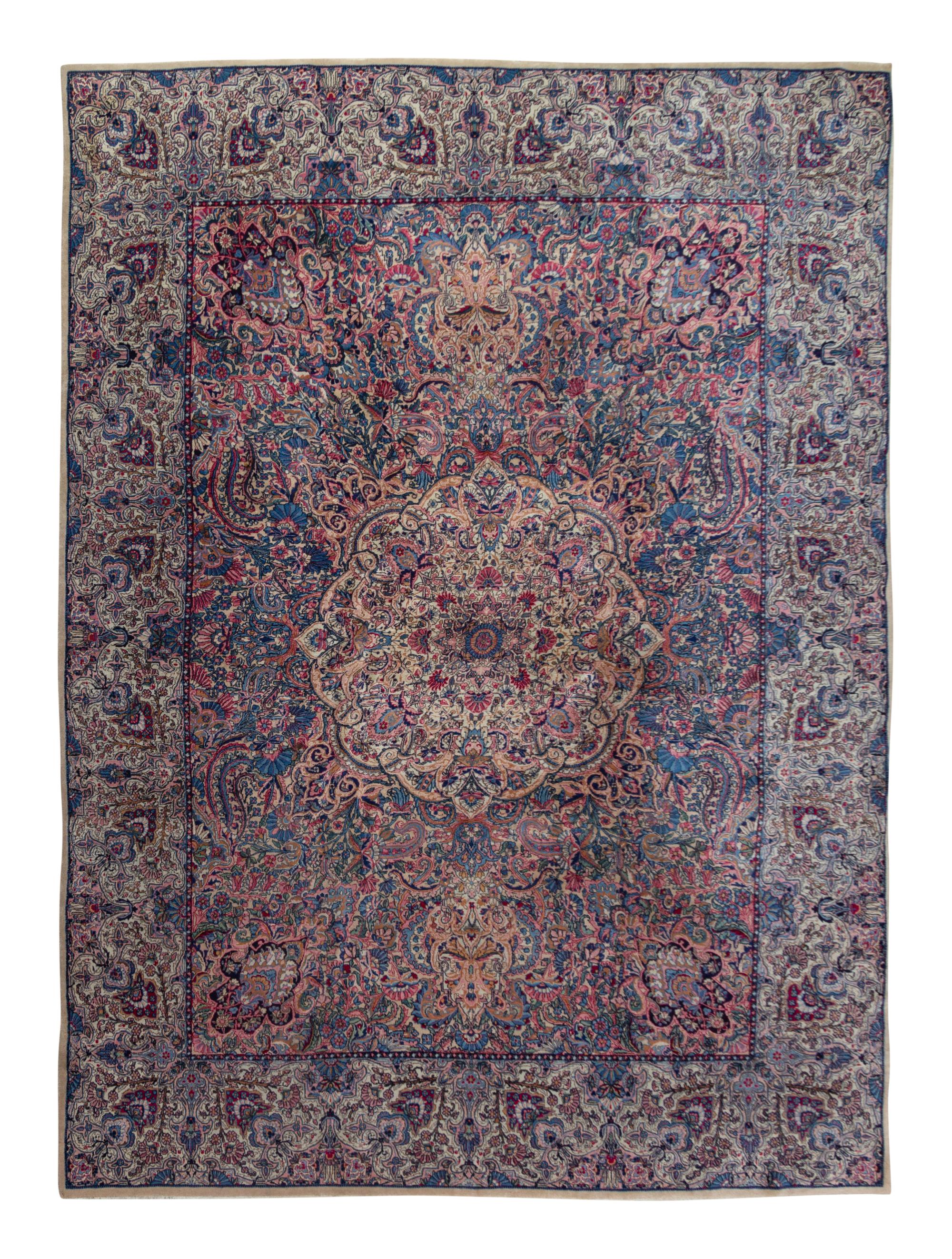 A Kirman Wool Rug