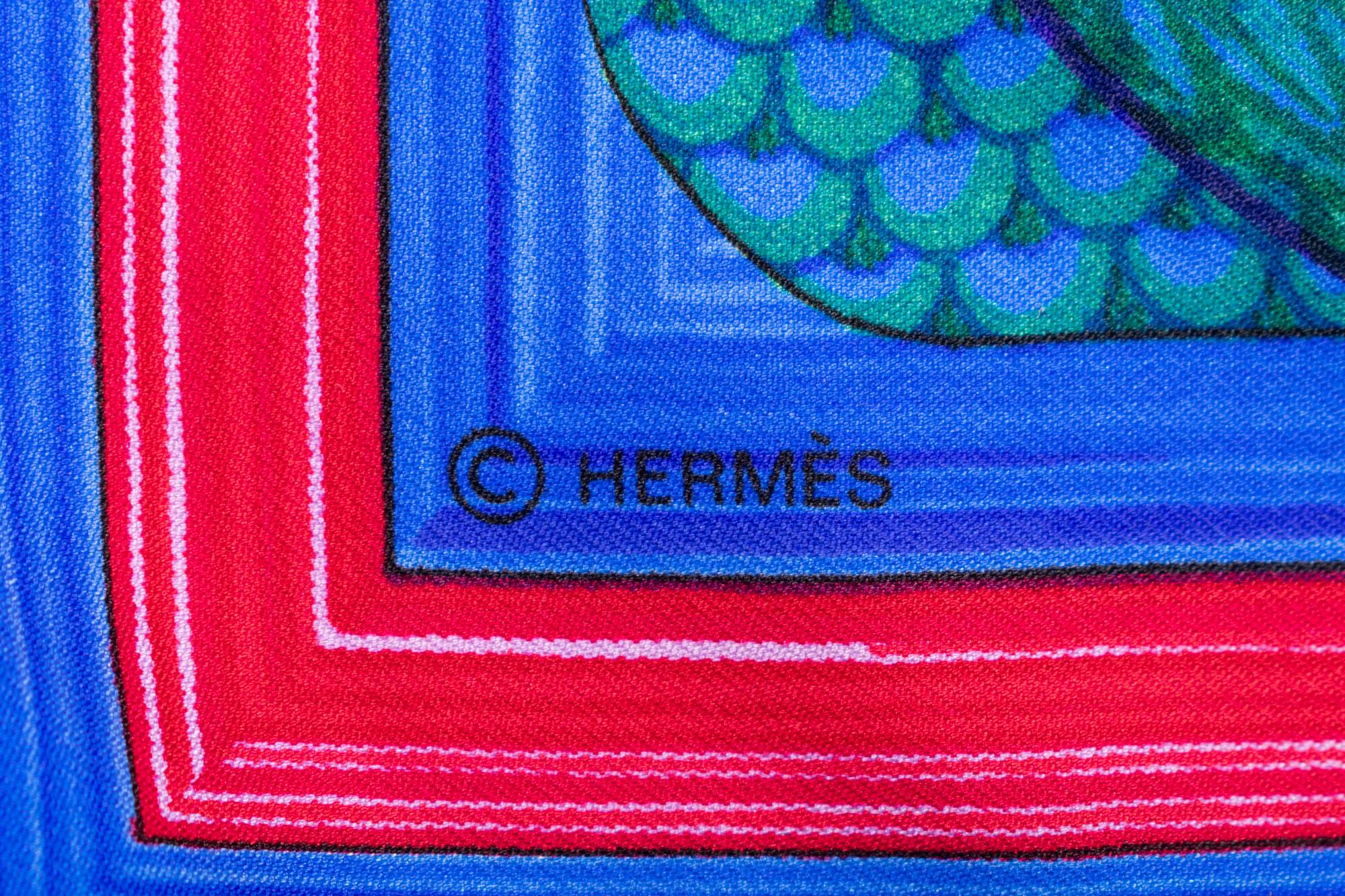 Four Hermès 90cm Silk Scarves