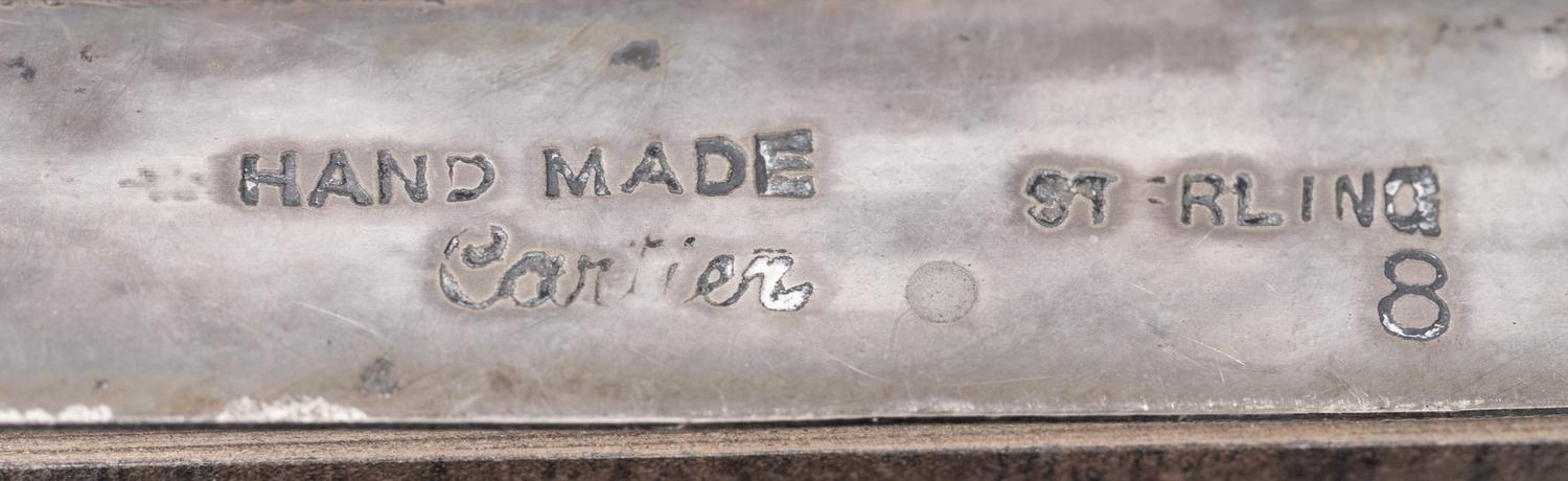 A Cartier Silver Picture Frame