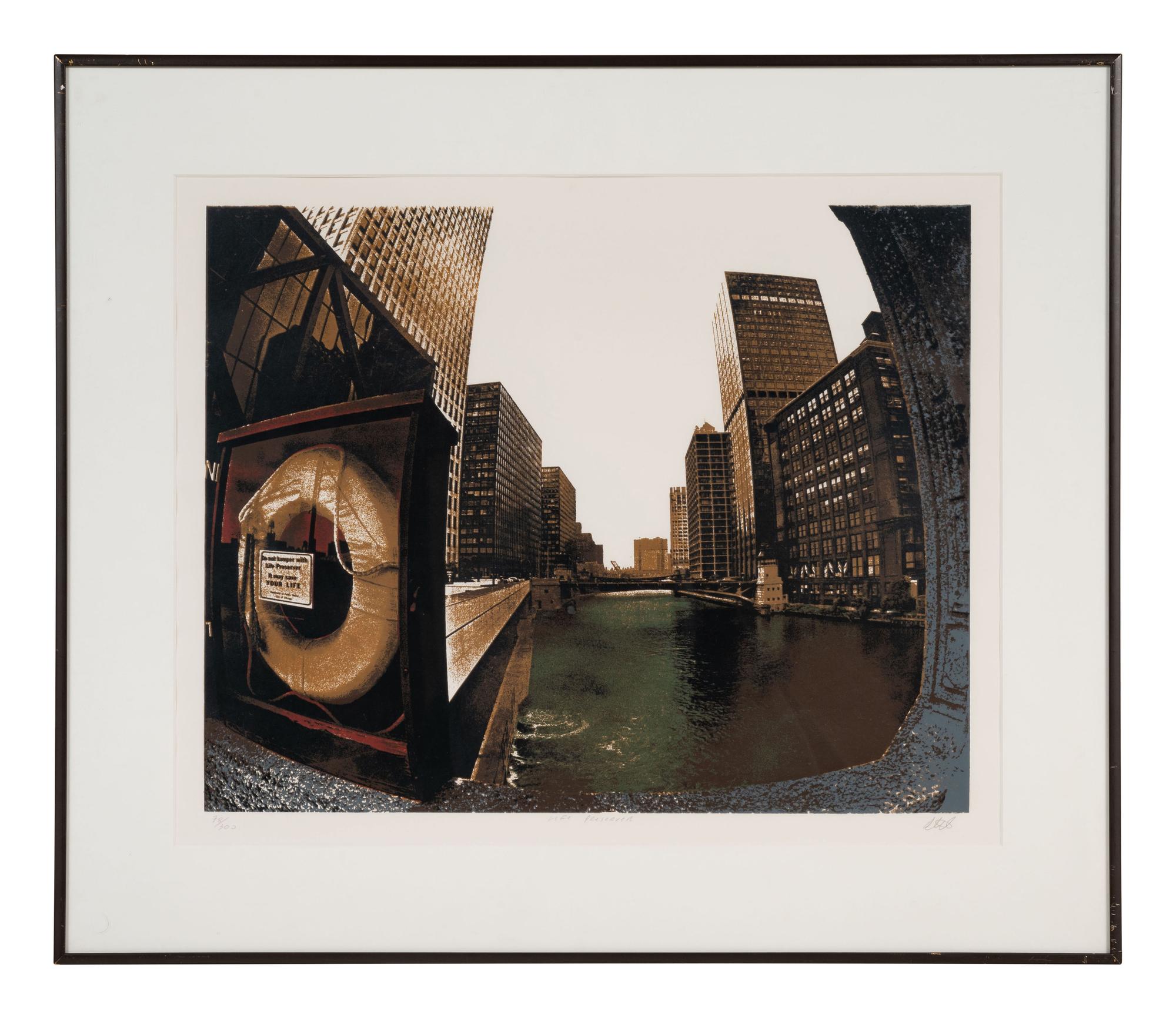Michel Ditlove (20th Century) A Pair of Screenprints