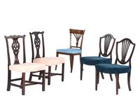 Five English Side Chairs