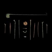 Fourteen Greco-Roman Bronze Utilitarian Objects
