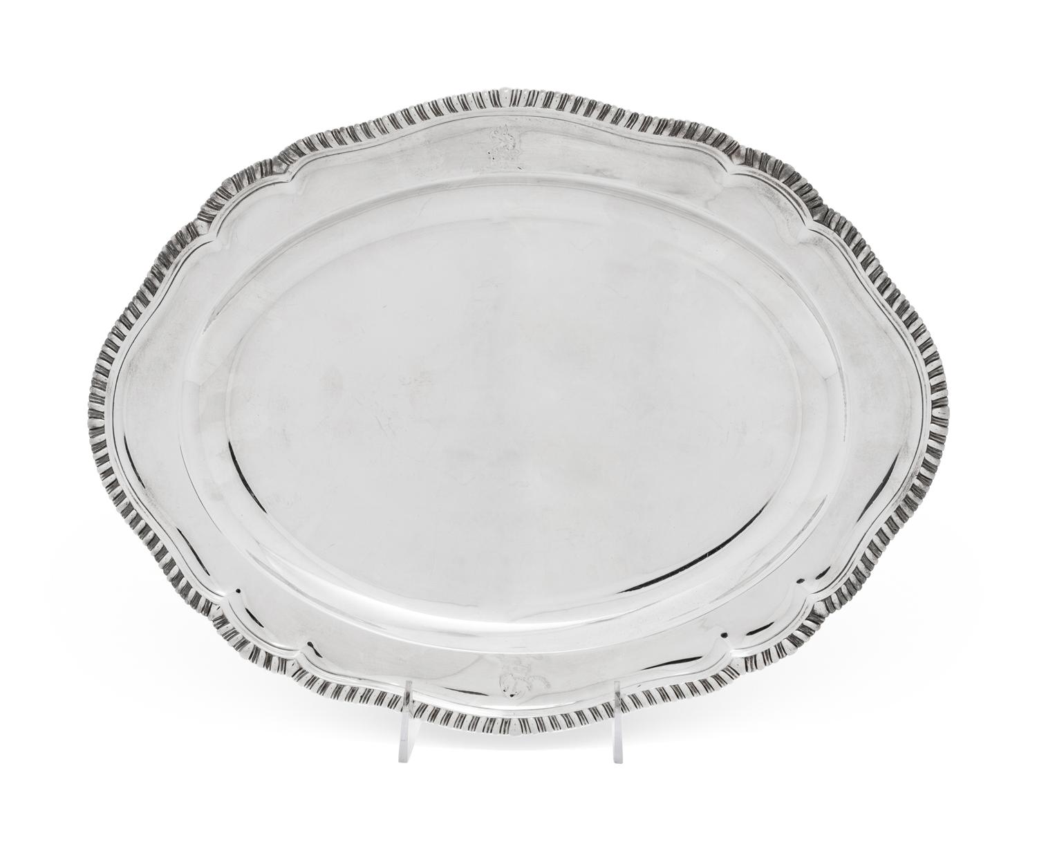 A George III Silver Serving Platter