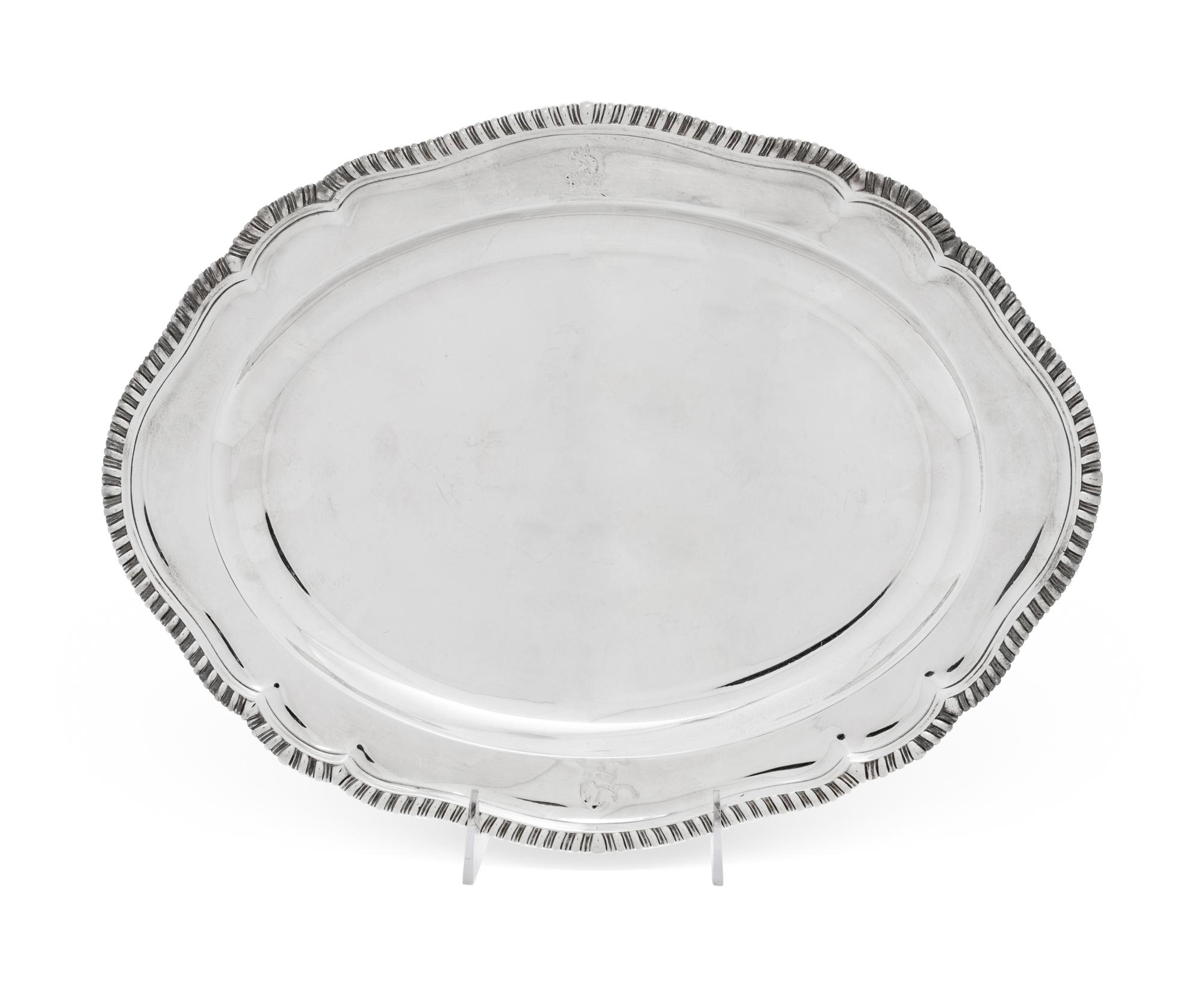 A George III Silver Serving Platter