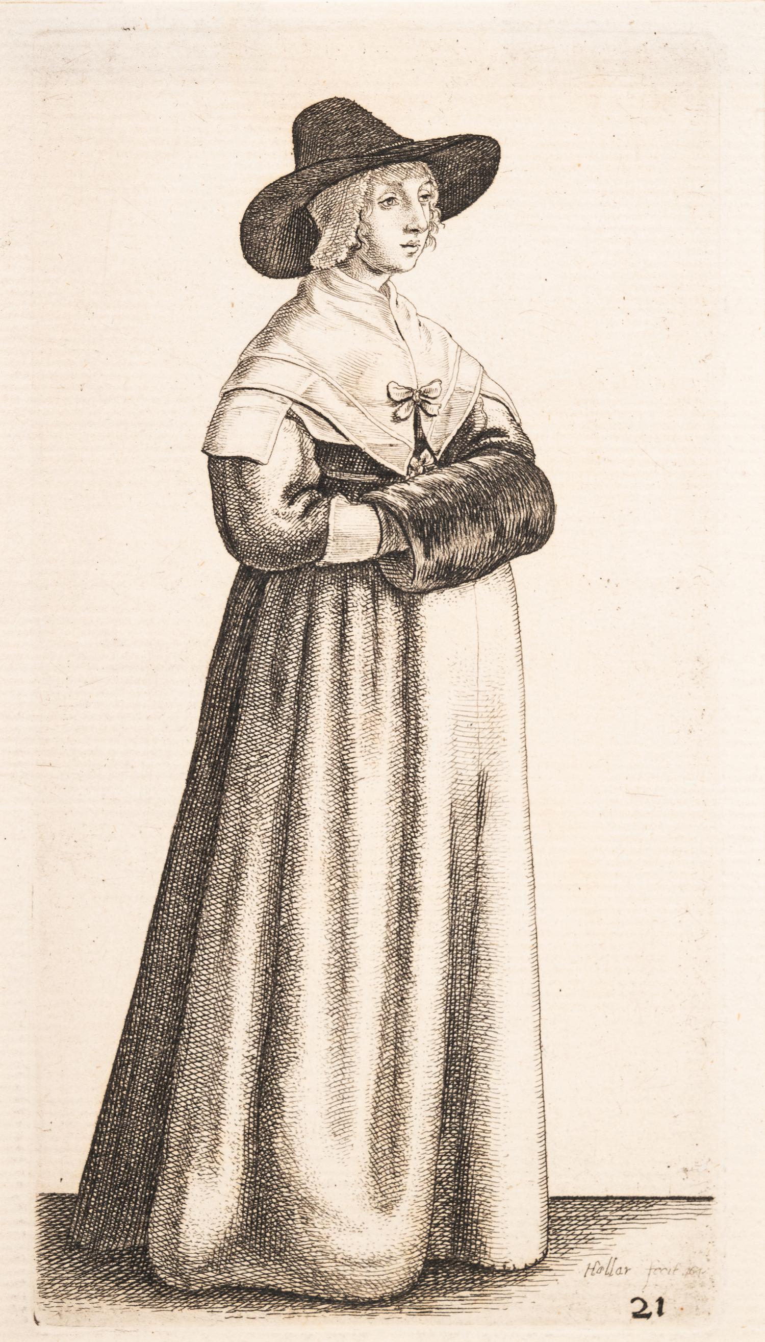 A group of seven European prints