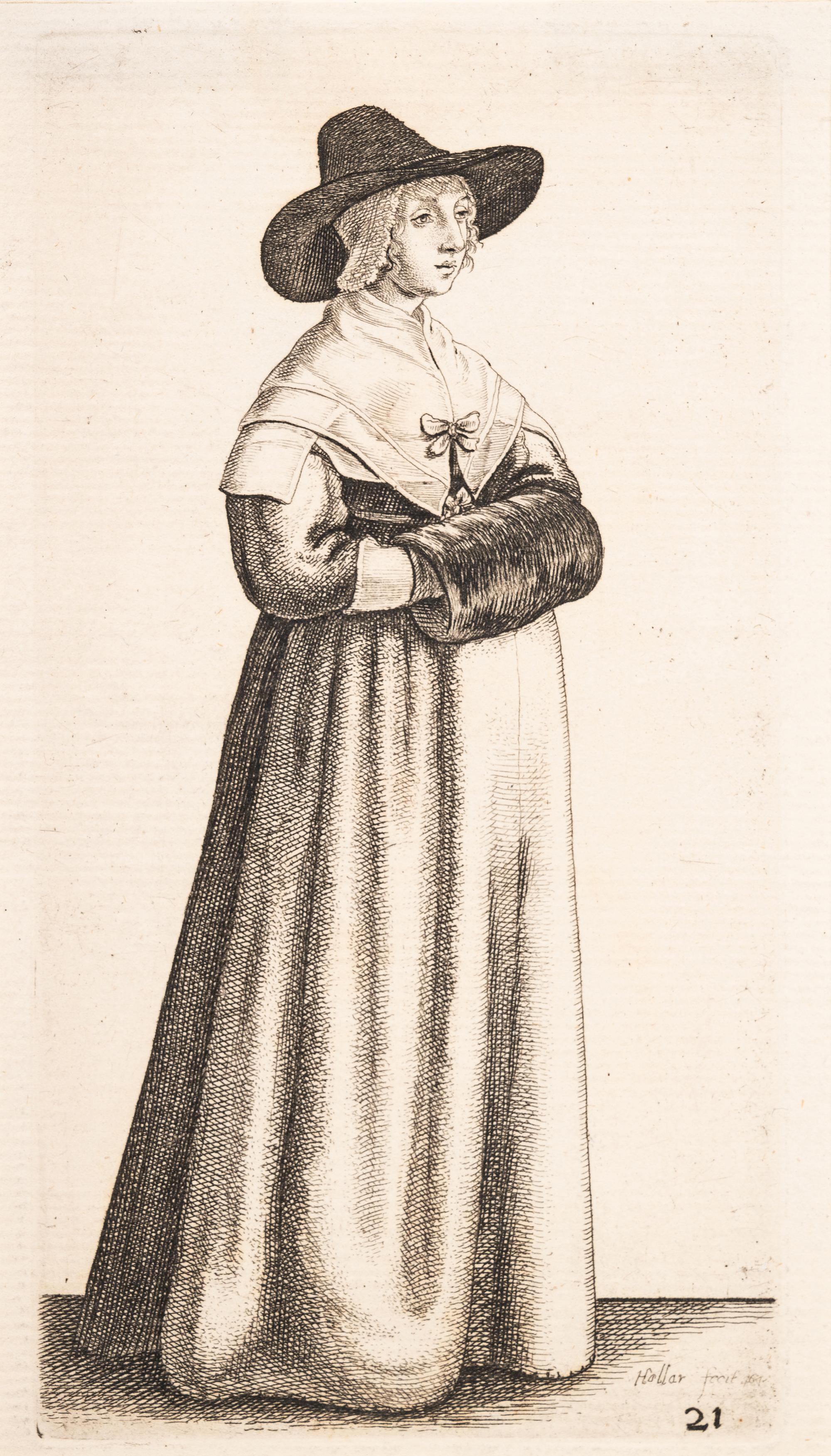 A group of seven European prints